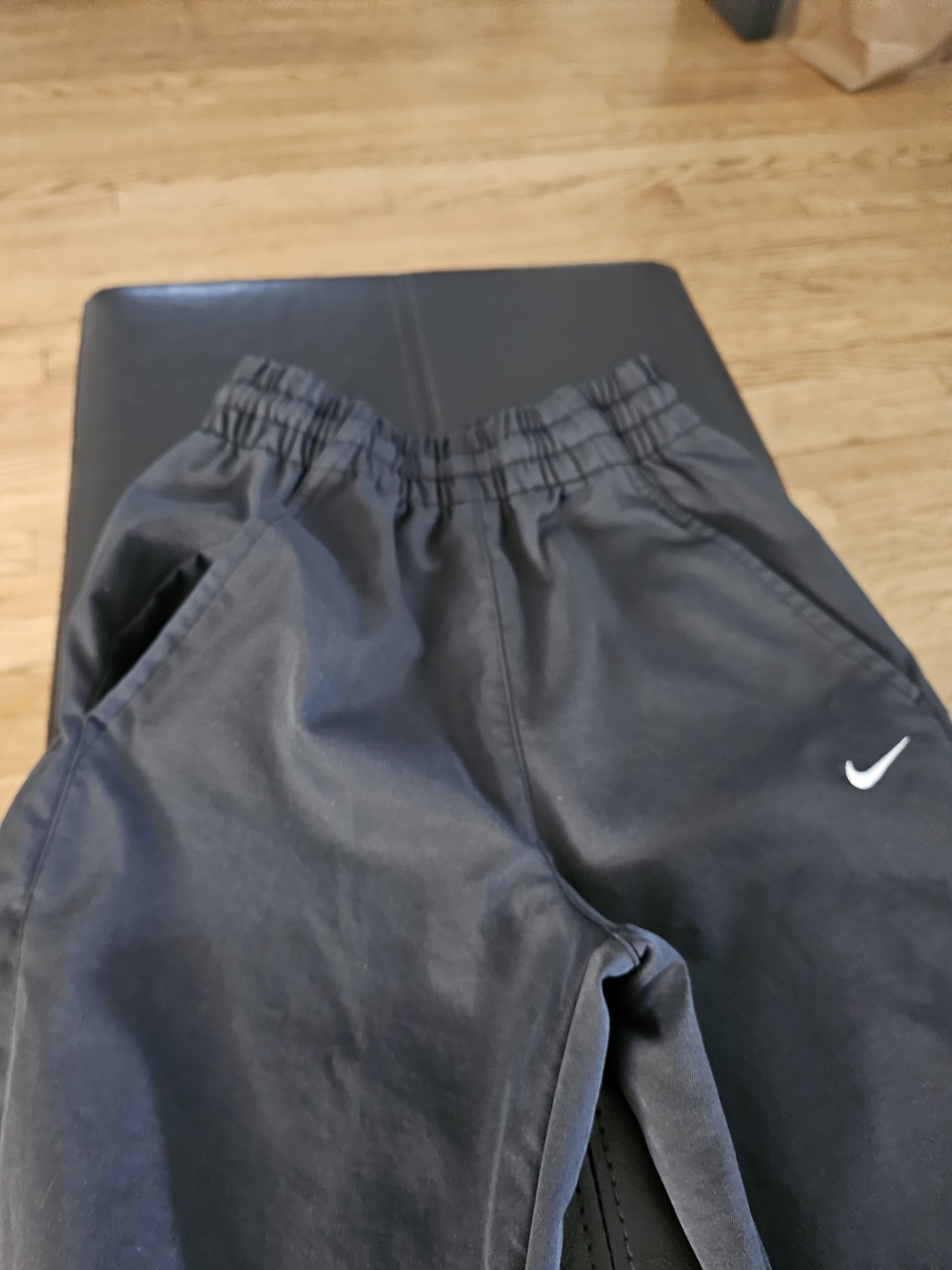 Nike Kids Black Athletic Jogger Bottoms